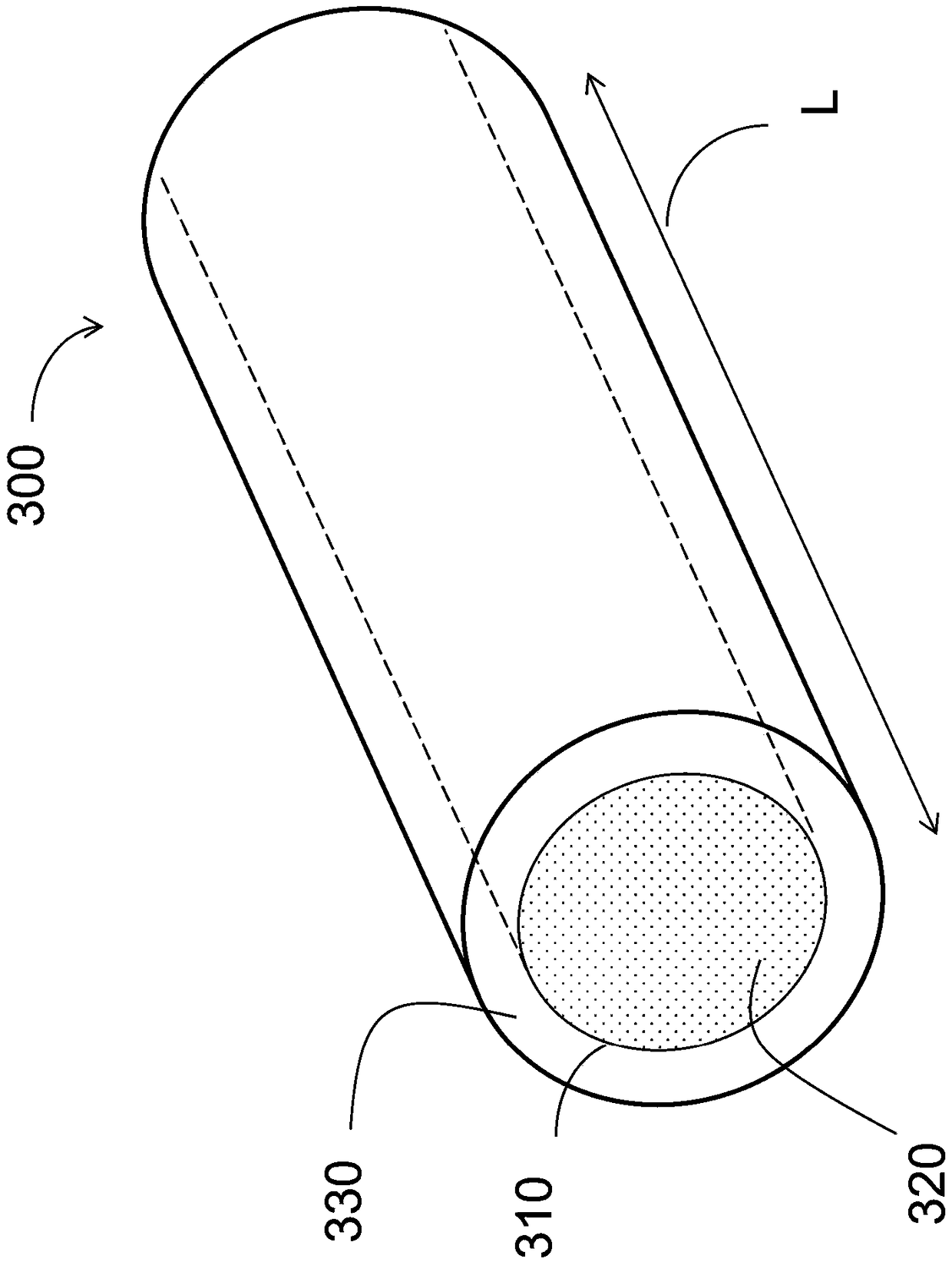 Low-loss dielectric waveguide for transmission of millimeter-wave signals and cable comprising the same