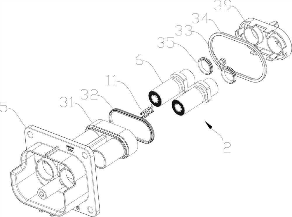 High-current connector