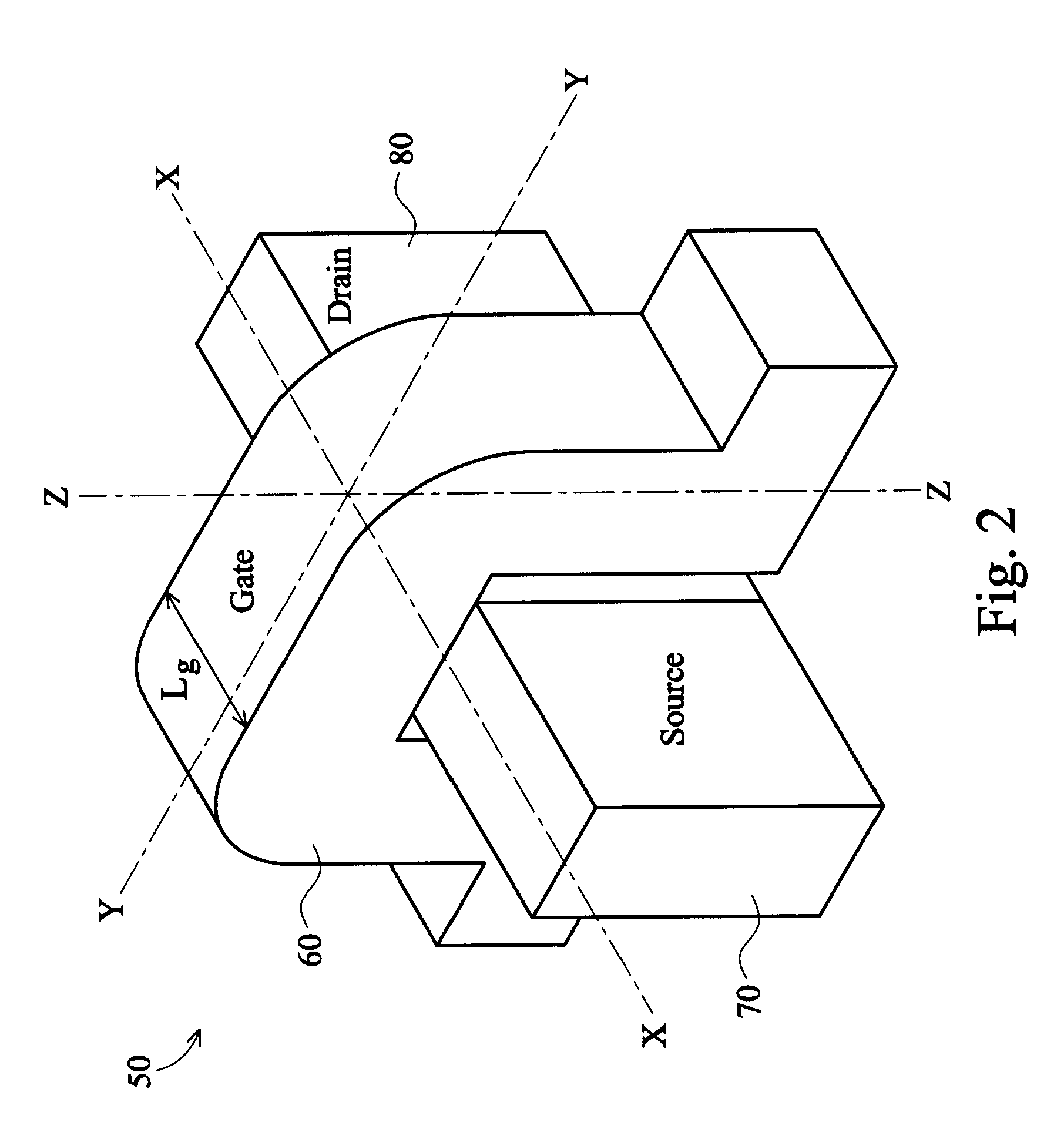 Non-uniform channel junction-less transistor