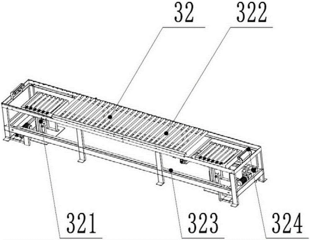 Automatic tray circulating robot stacking system