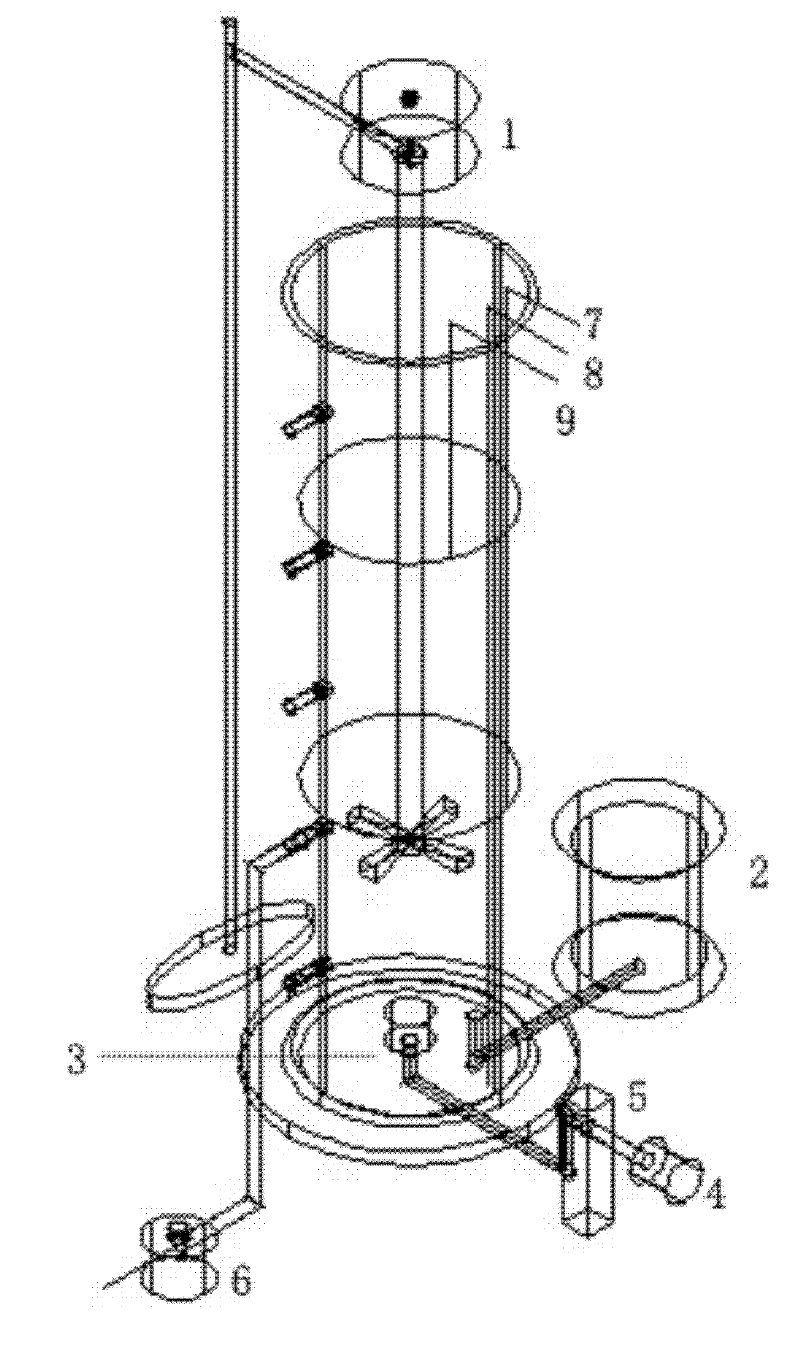 Method for cultivating aerobic particle sludge by utilizing guanite