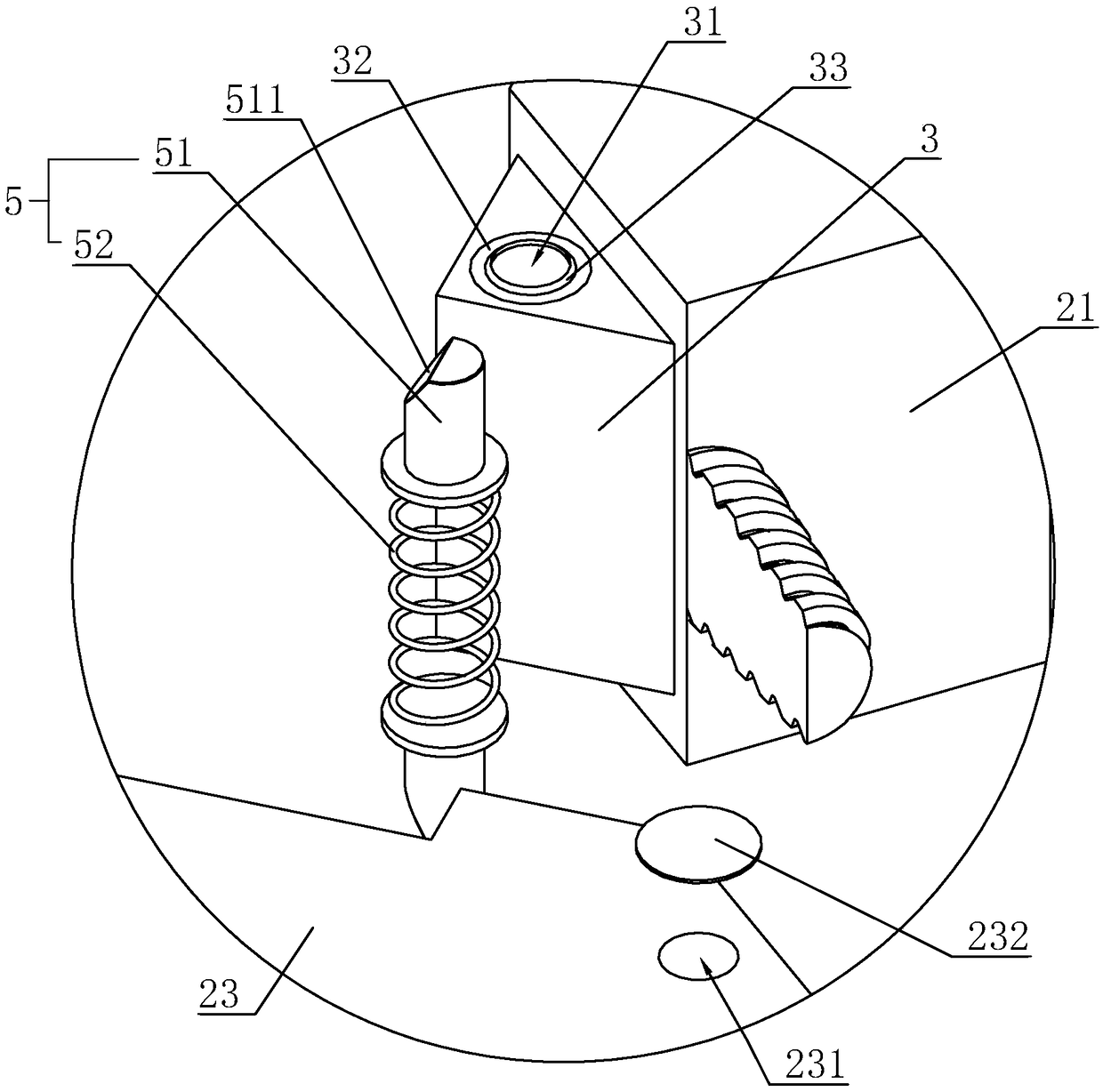 Tightening system of concrete rectangular column formwork and construction method of concrete column