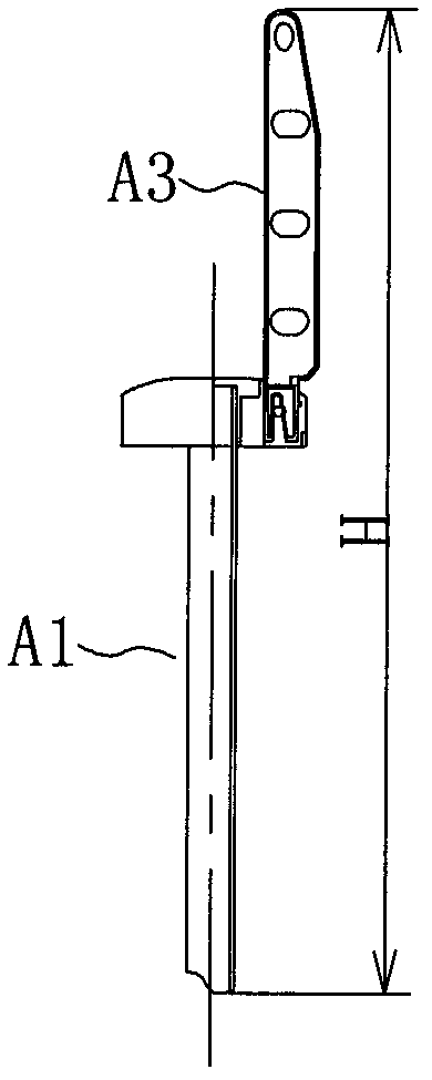 Detachable support structure for clothes dryer