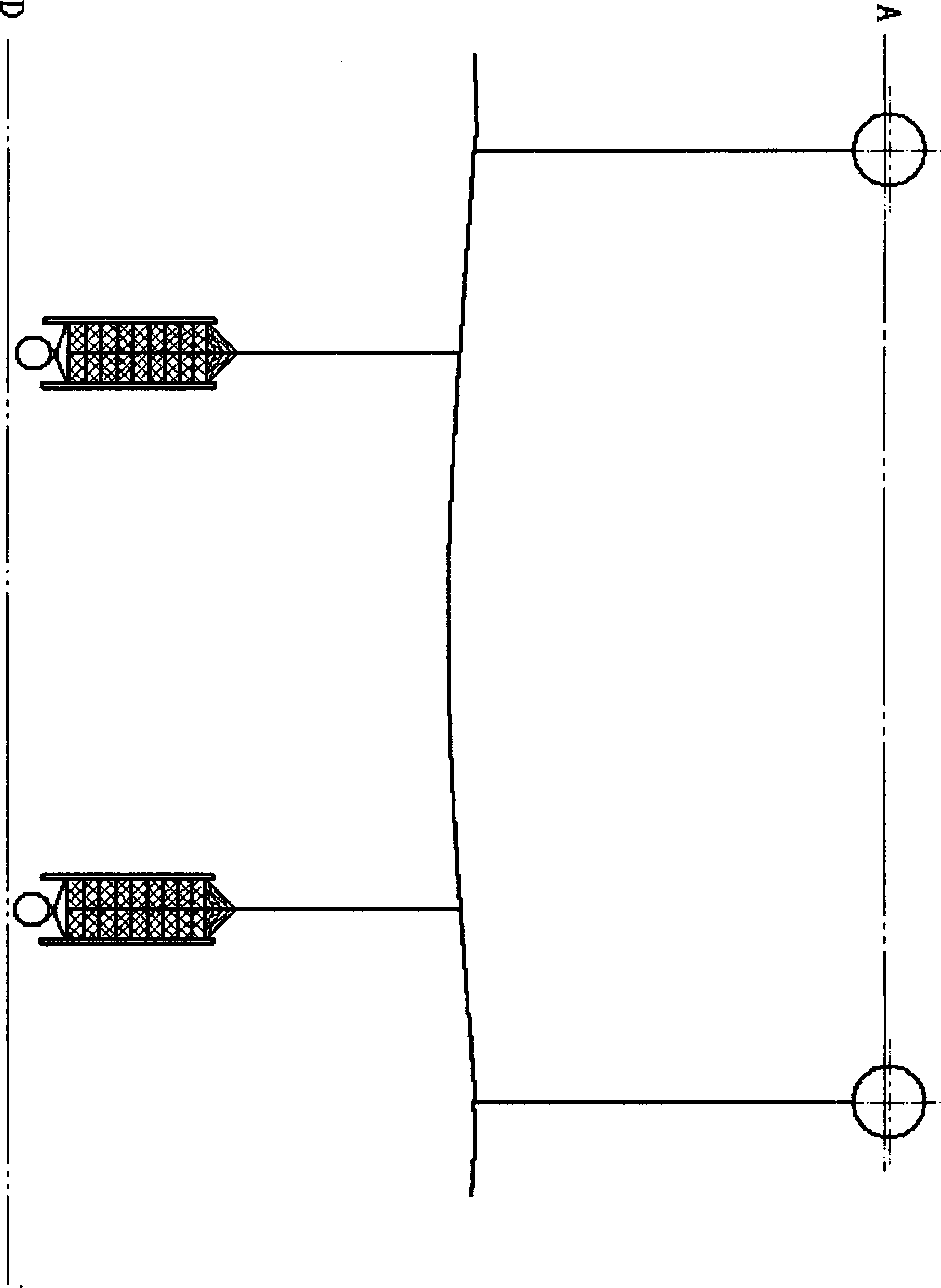 Method for breeding sea cucumber in bathyal half-hanging buoyant raft net cage