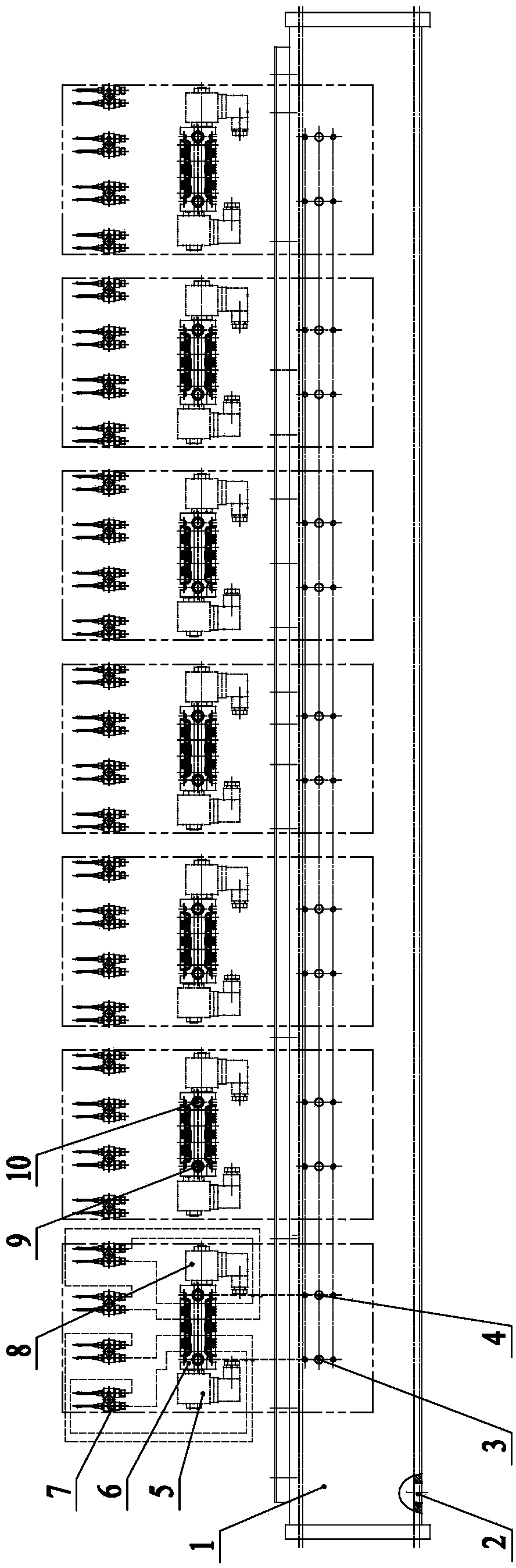 Auxiliary nozzle air path system for bidirectional wefting insertion air jet loom