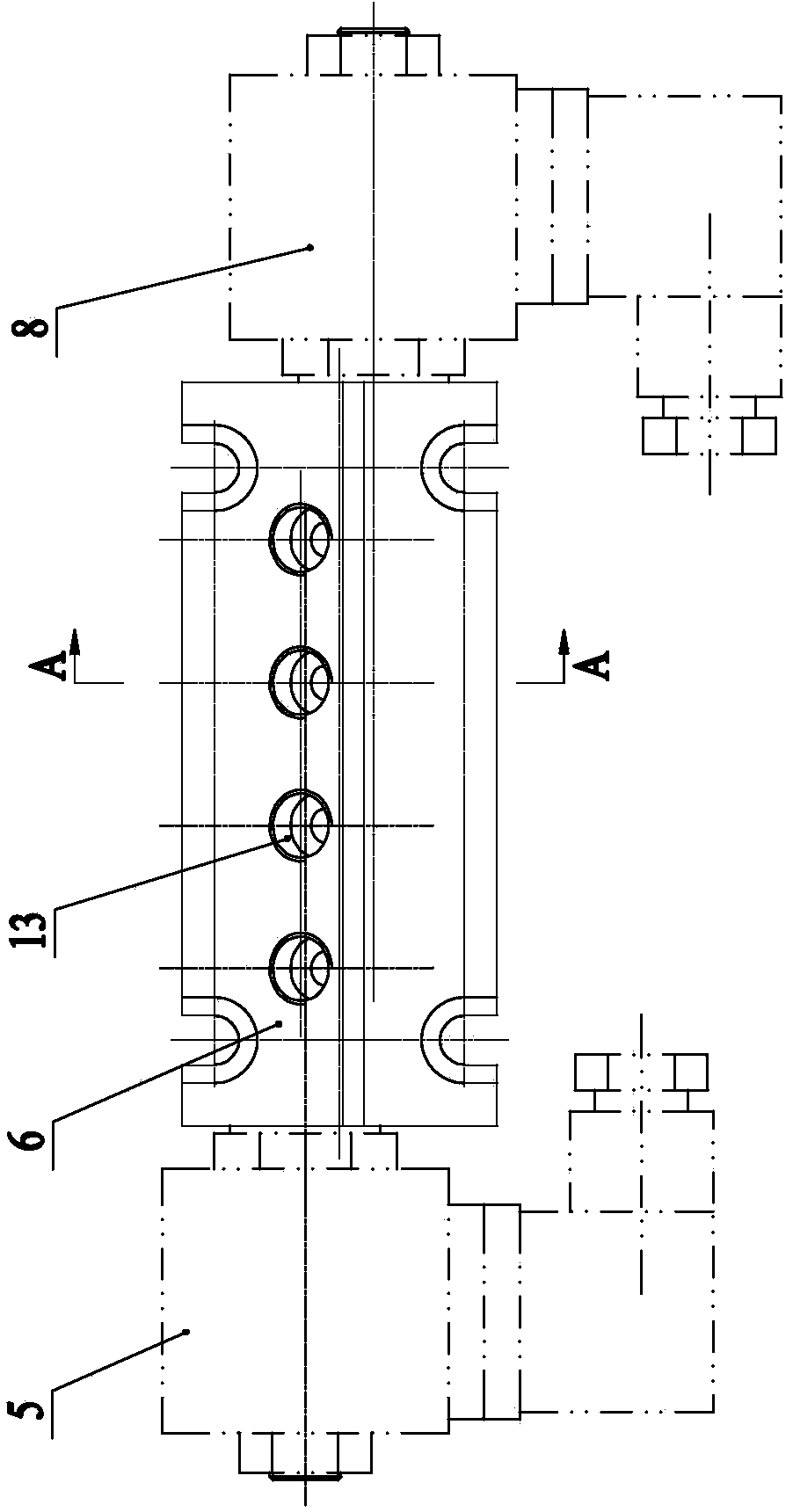 Auxiliary nozzle air path system for bidirectional wefting insertion air jet loom