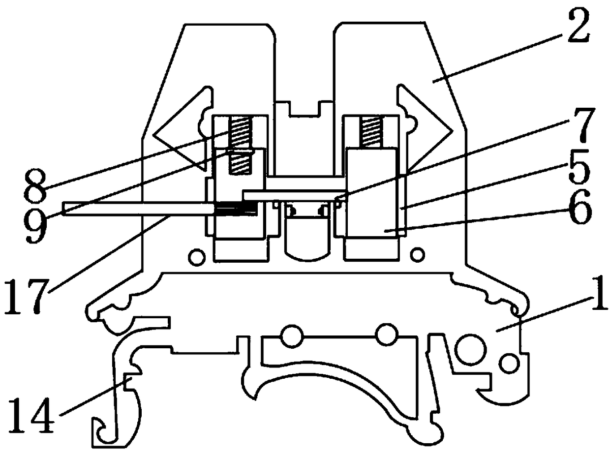 Multi-interface electrical terminal for preventing wire breakage