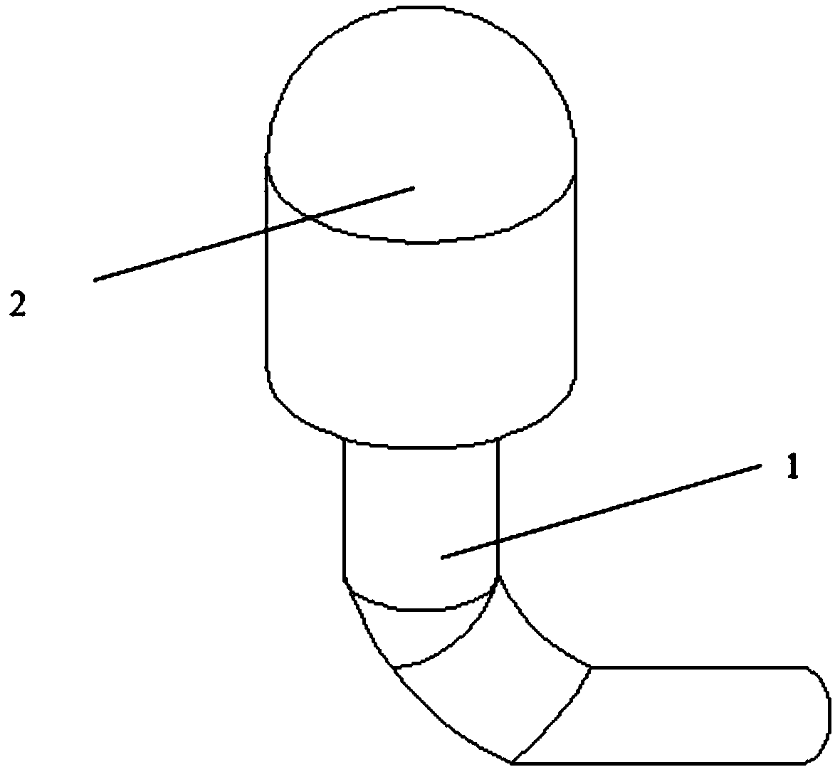 Multi-vector side slope monitoring anchor rod based on Big dipper location and monitoring method