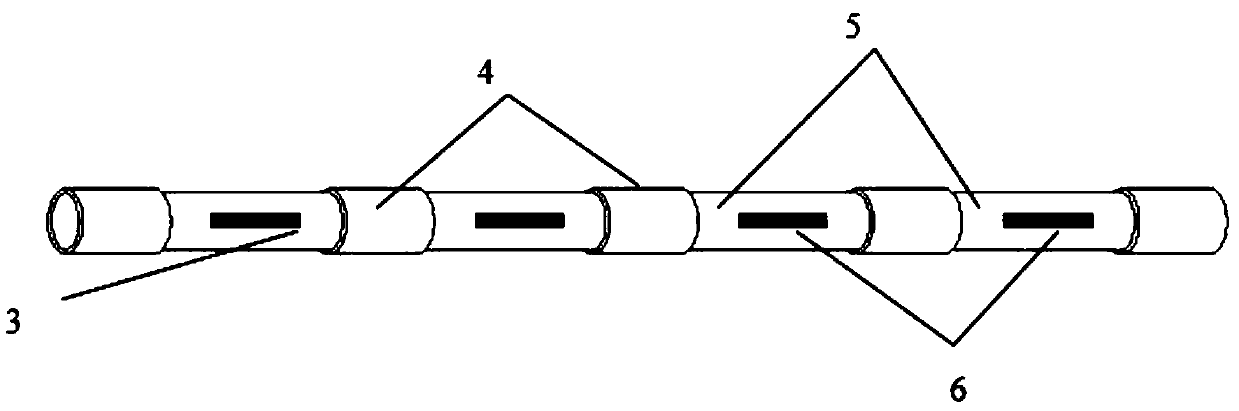 Multi-vector side slope monitoring anchor rod based on Big dipper location and monitoring method