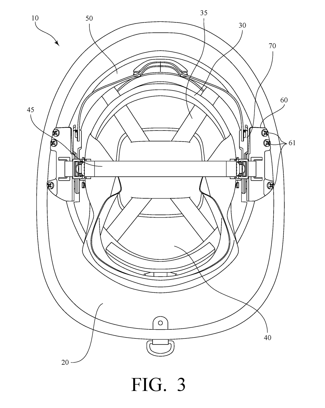 Protective helmet with a retractable and removable visor