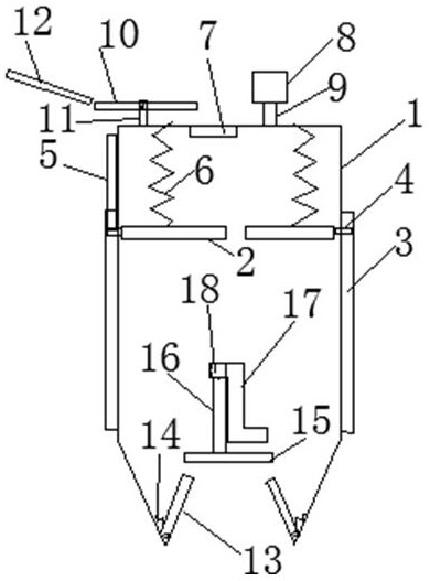 A rice seedling planting device