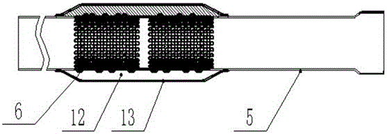 Gasoline exhaust silencer