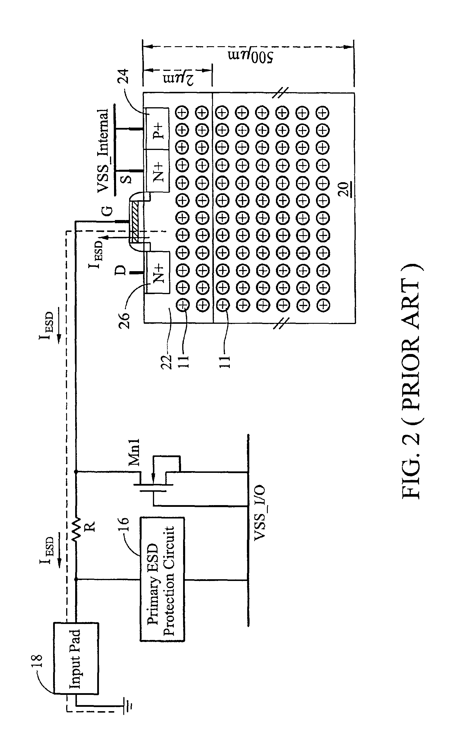 CDM ESD protection design using deep N-well structure