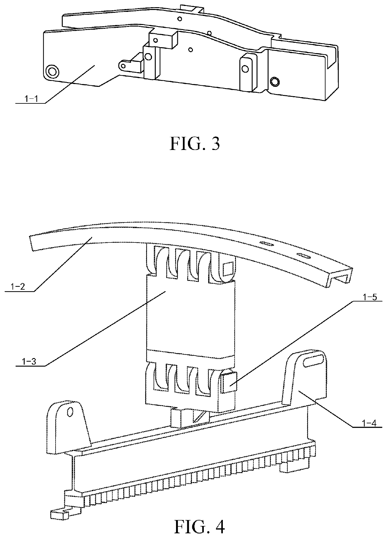 Monorail anchoring and supporting cooperative machine for fully mechanized excavation face