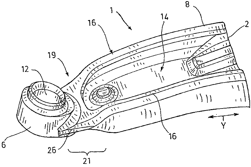 Transverse control arm of a motor vehicle