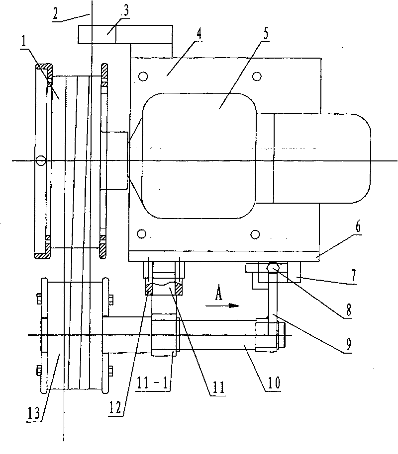 Method for manufacturing high-yield strength cuprum flat wire and wire-drawing device