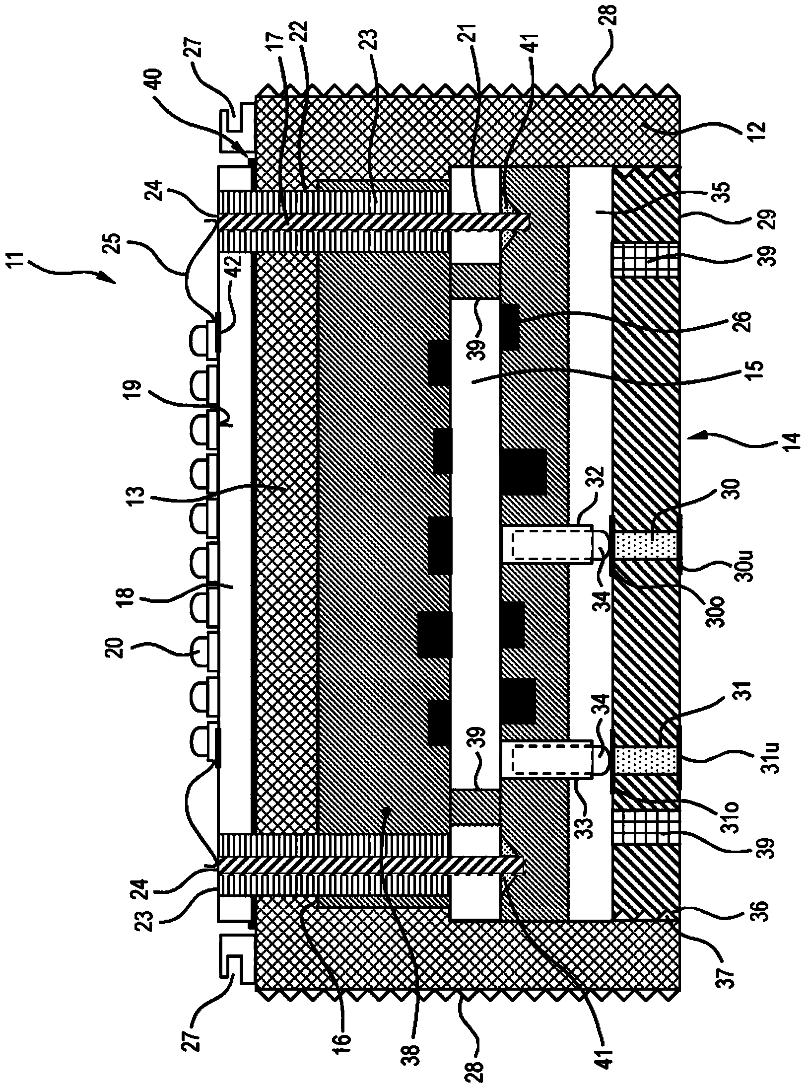 Luminous module printed circuit board