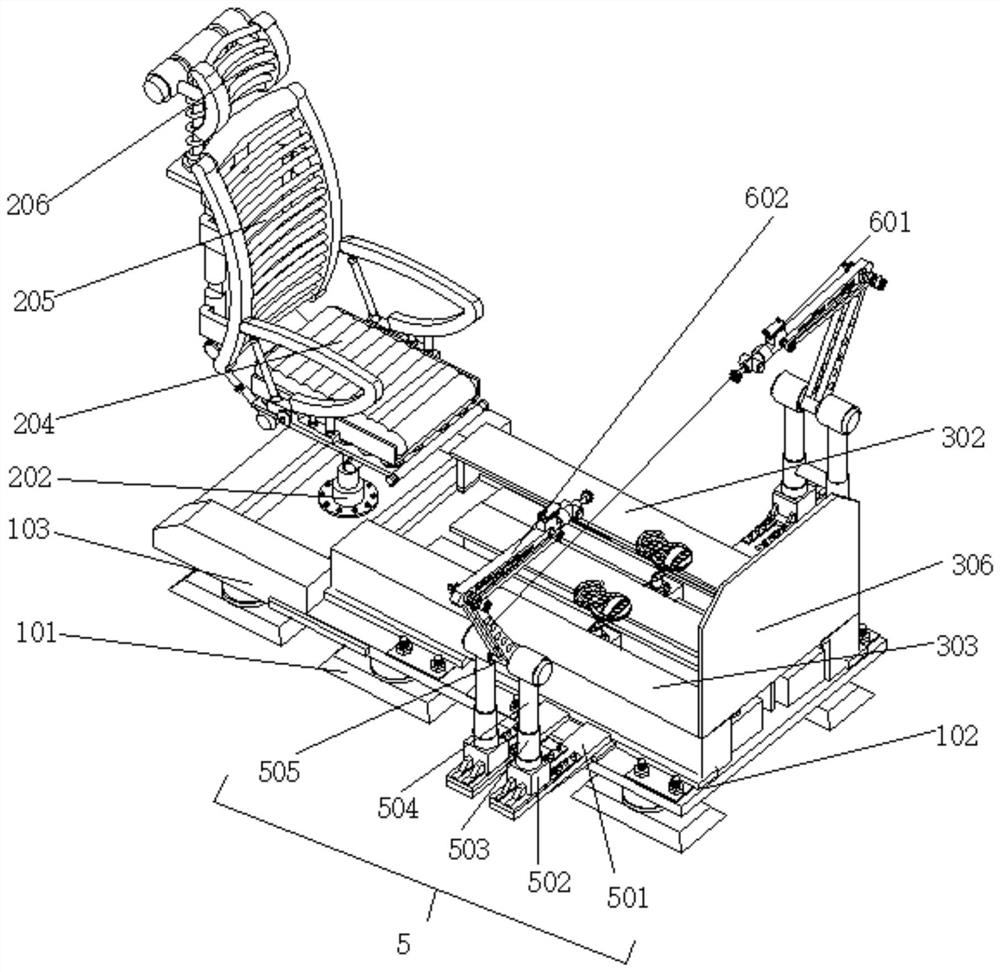 Diabetes treatment auxiliary device for endocrinology department