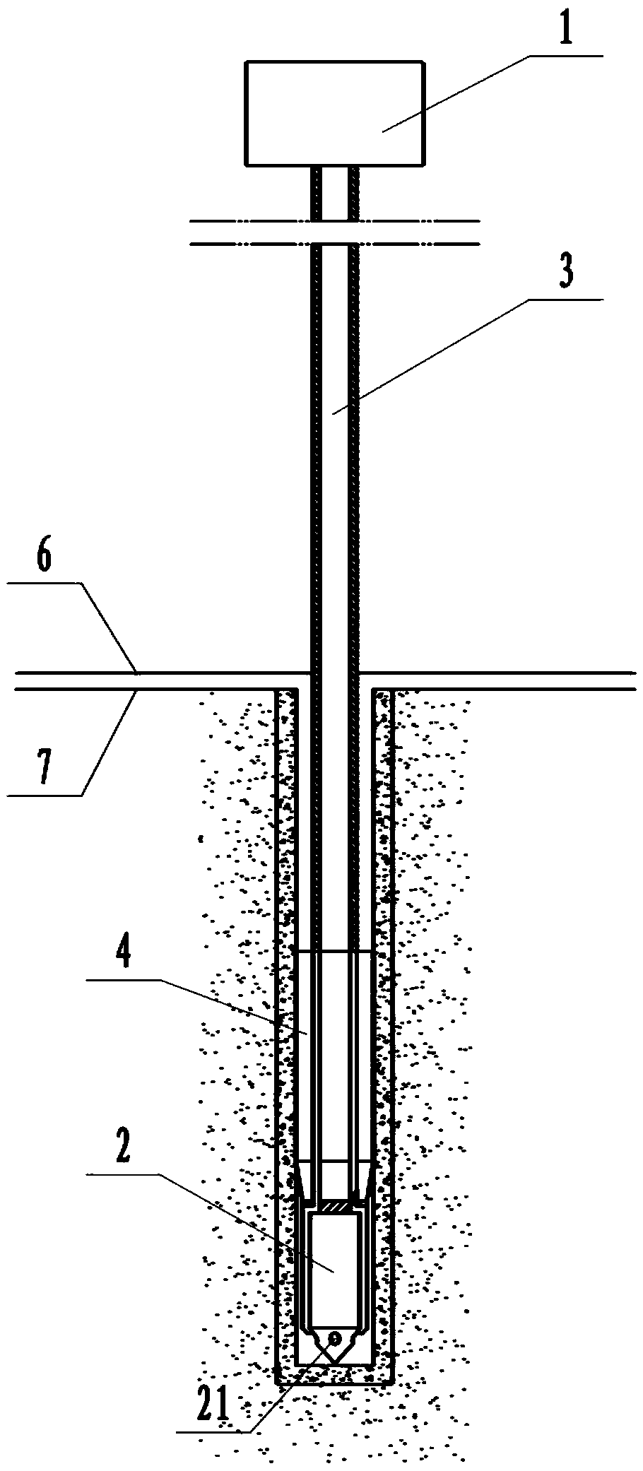 Vibroflotation grouting equipment for reinforcing seabed soil foundation and treatment method