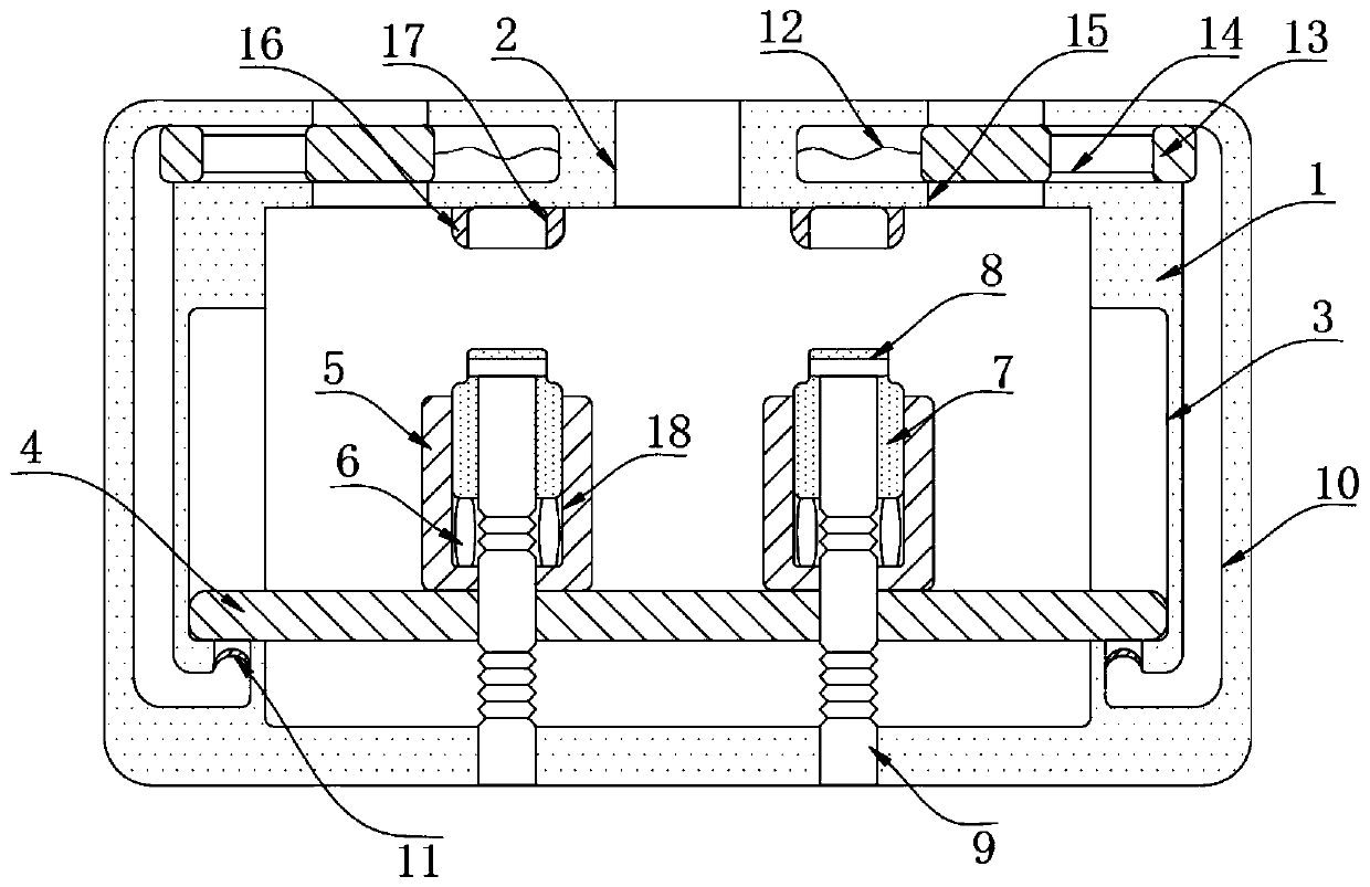 Water permeable brick for sponge city