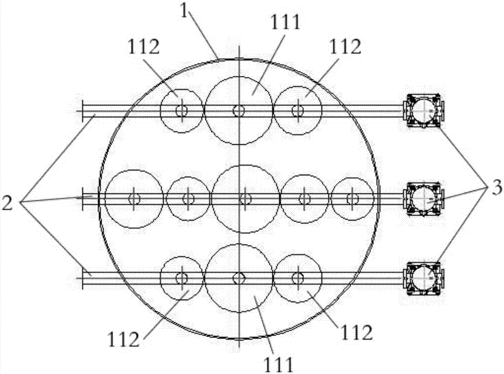 Fermenting device and straw biogas system