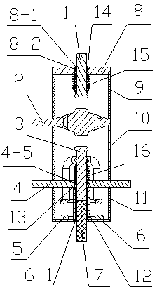 Vacuum three-position switch with rapid earth switch