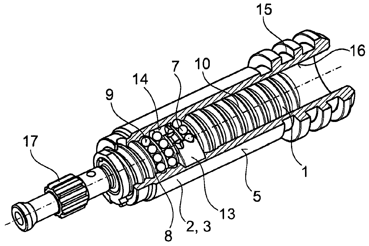 Threaded nut of ball screw drive