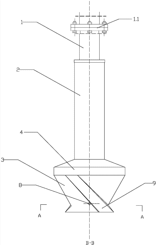 High-performance spray gun for molten iron injection pretreatment