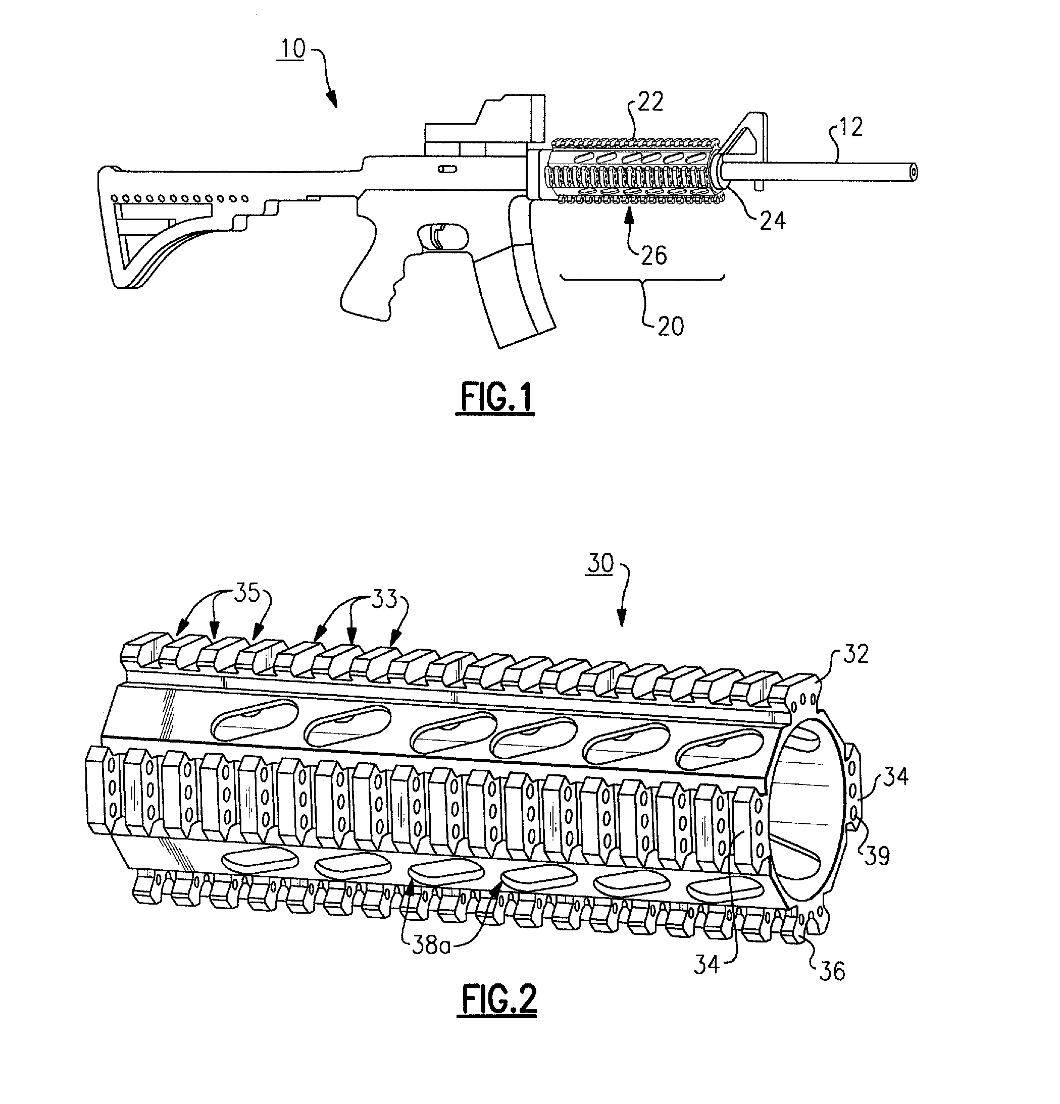 Integrated rail system and method for making and using same