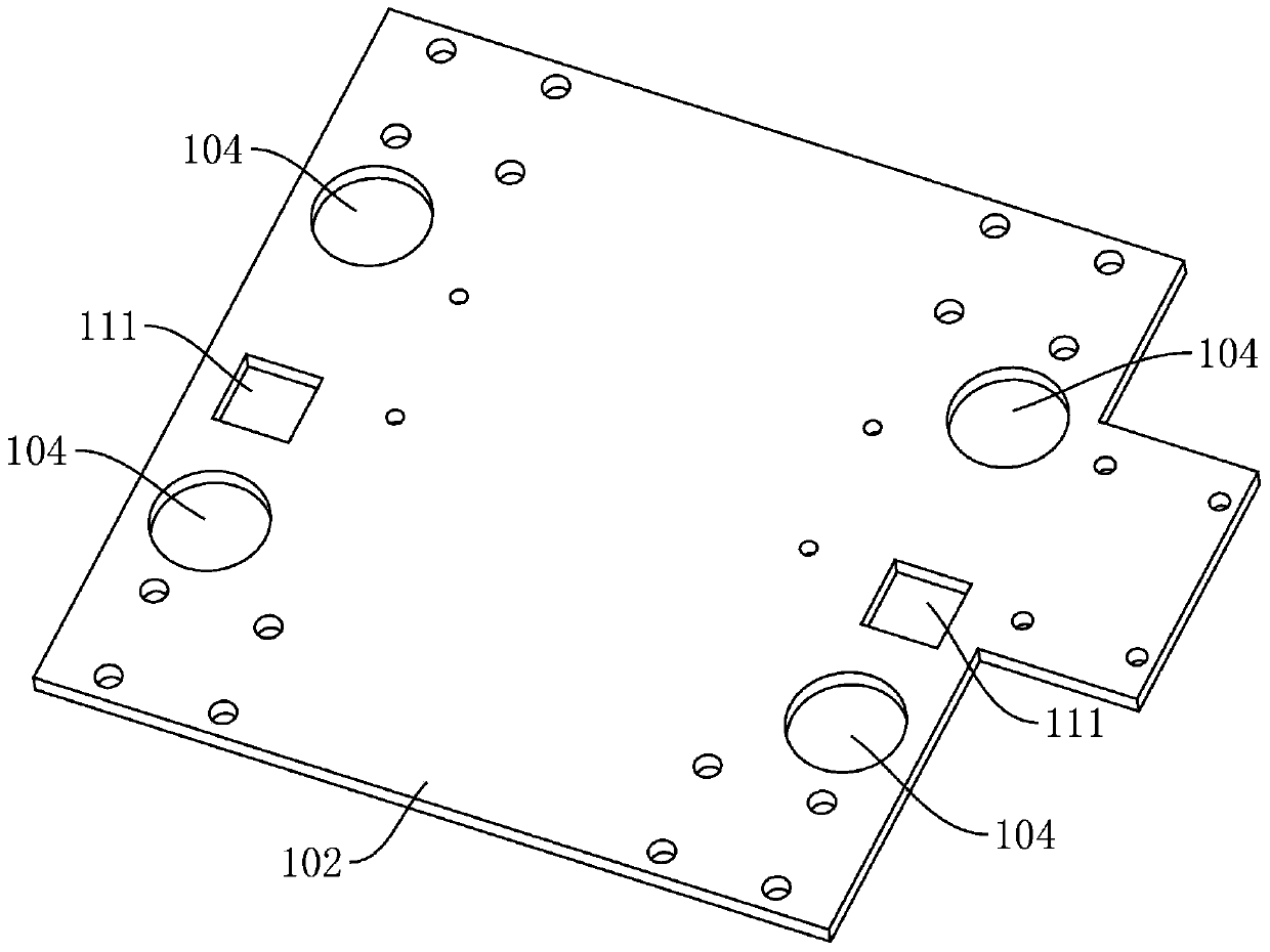 Lifting platform used for tile cutting machine and tile cutting machine