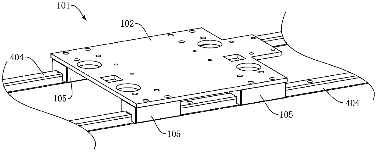 Lifting platform used for tile cutting machine and tile cutting machine