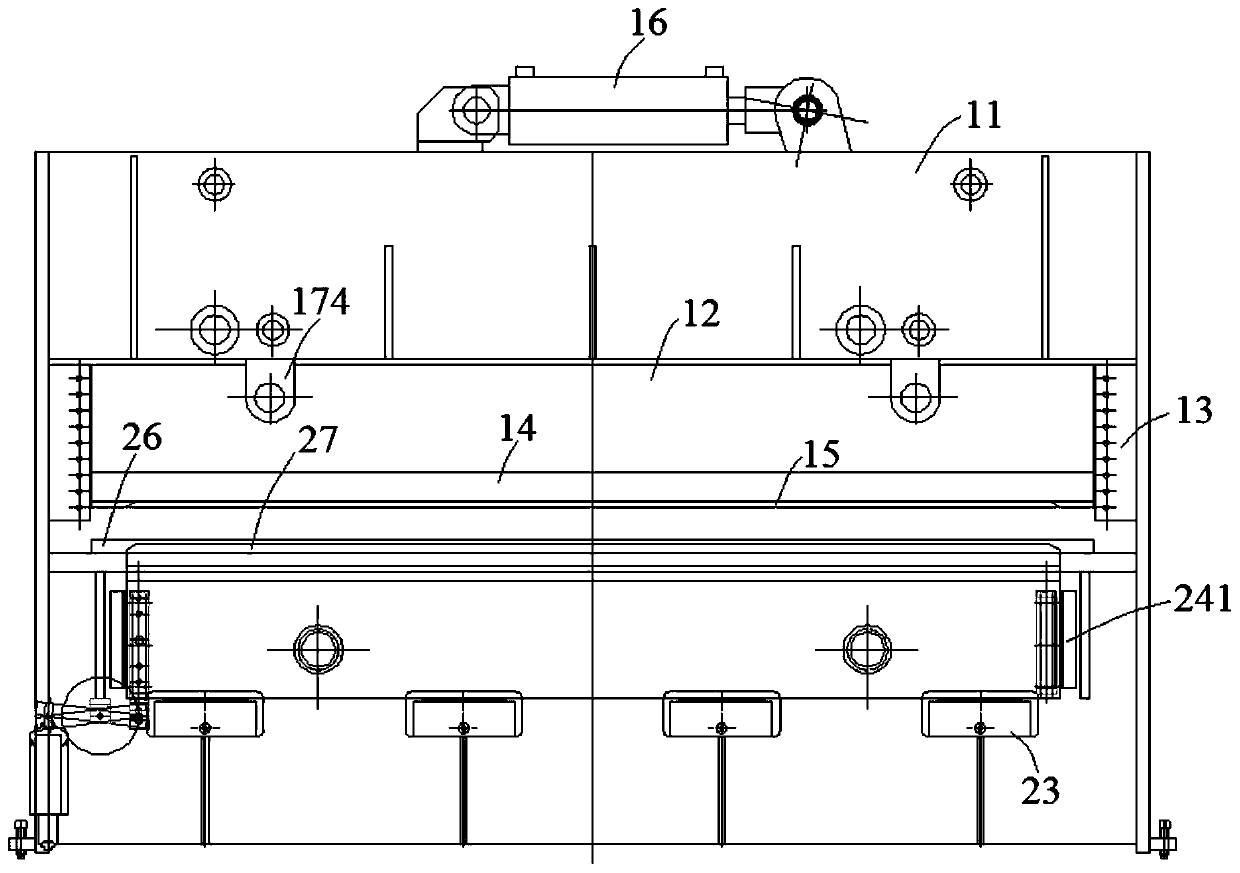 A low-cost container roof hydroforming system