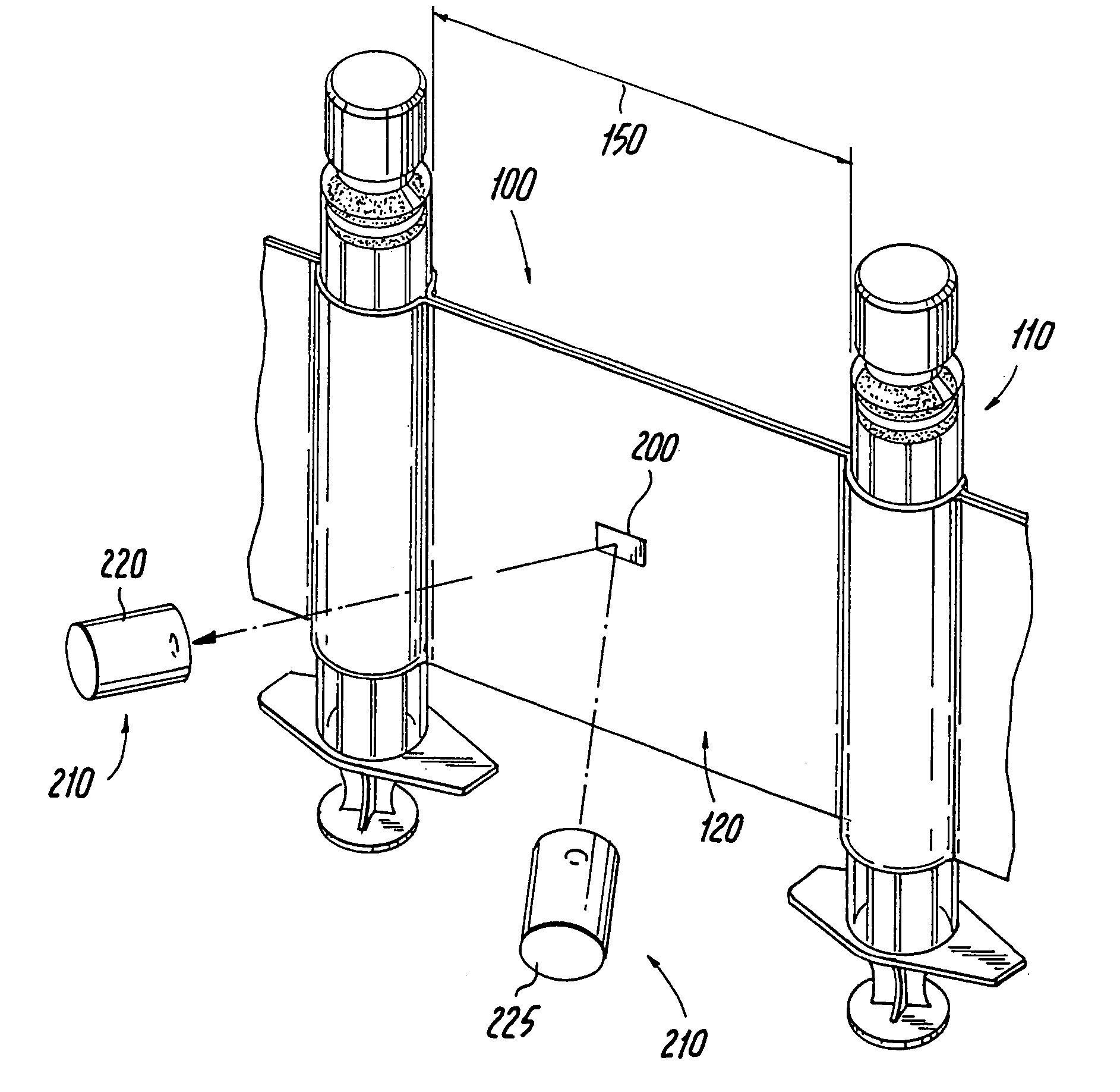 Syringe bandoleer with control feature