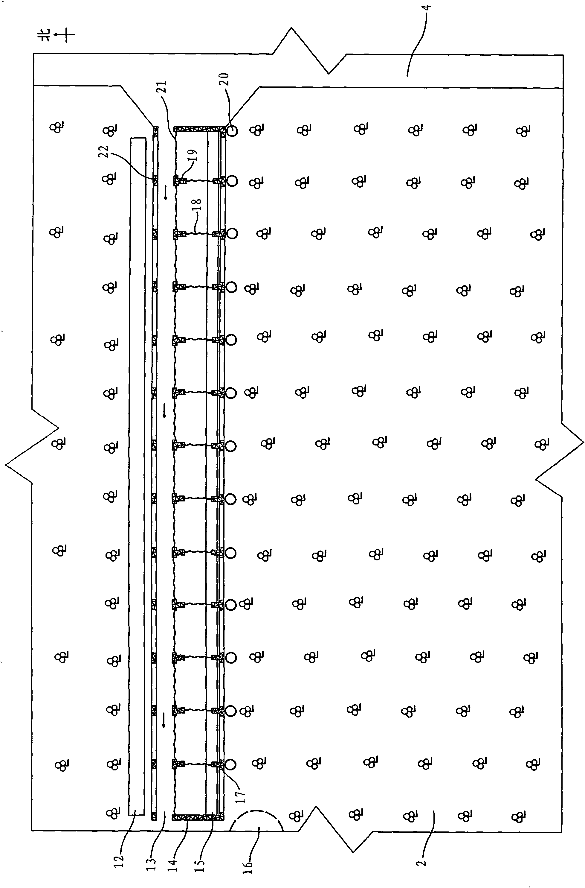 Original ecological pig farm and original ecological pig breeding method