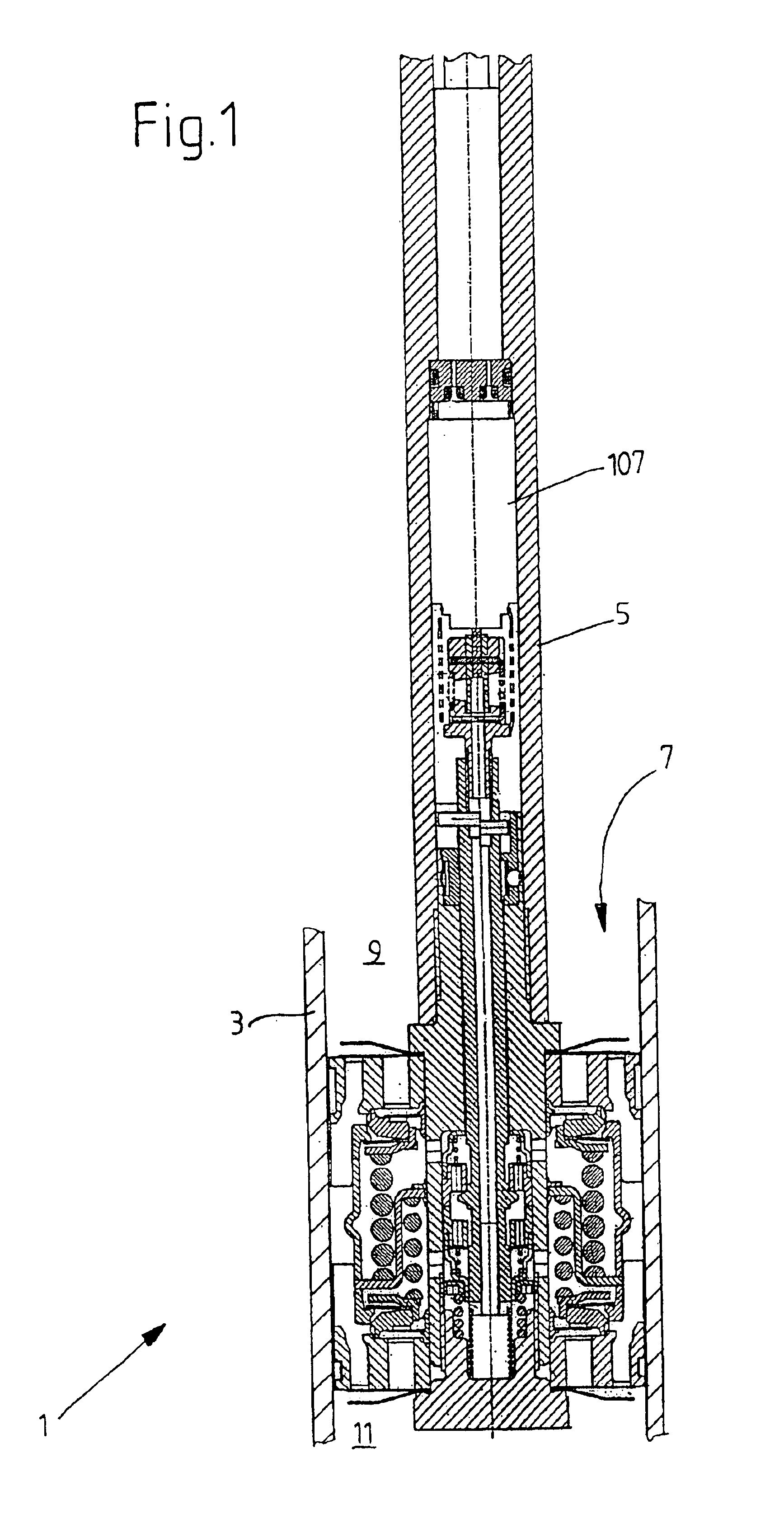 Oscillation damper with adjustable damping force