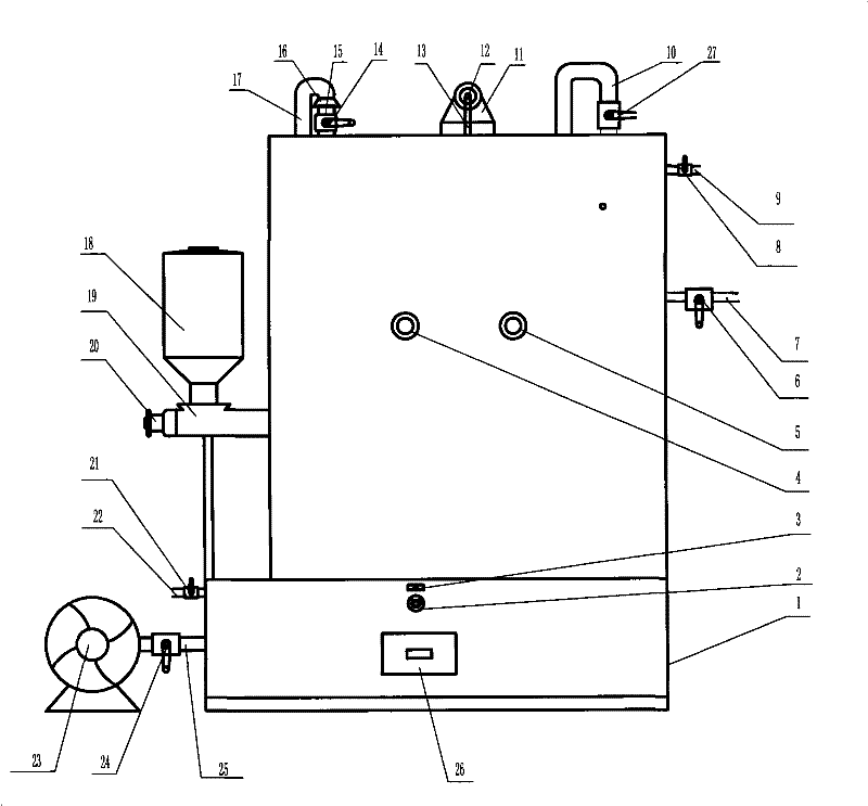 Biomass non-pressure gas making machine