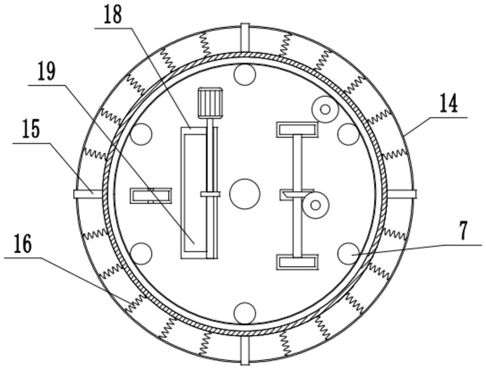 Ground cleaning device for cleaning robot