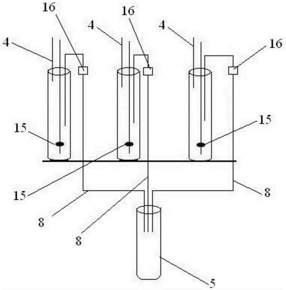 Indoor simulation device used for research of organic phosphorus enzyme hydrolysis process in water environment