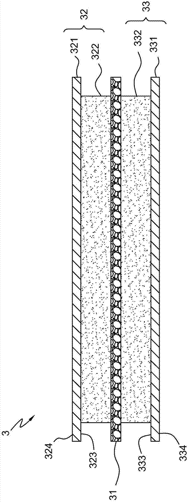 Electric energy supply unit and ceramic separating layer thereof