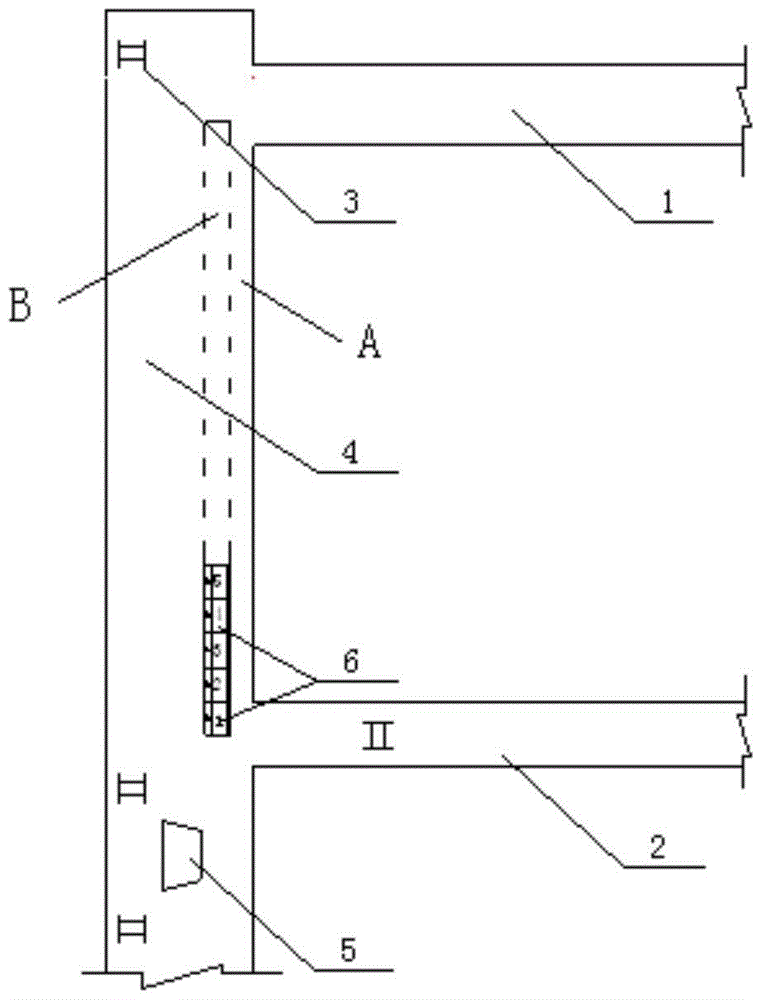 An installation method of comprehensive mechanized filling coal mining hole cutting equipment