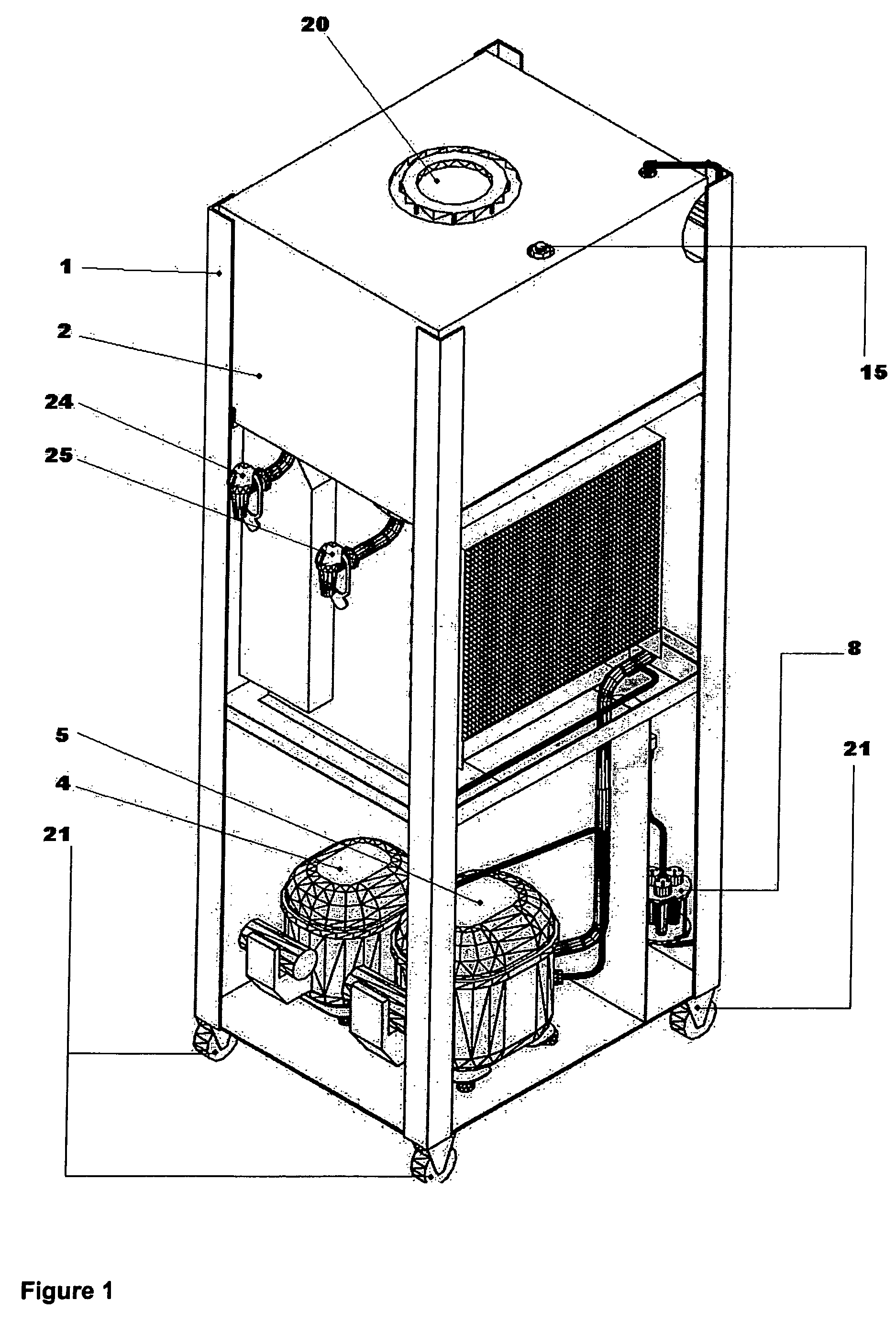 Condensed water production system