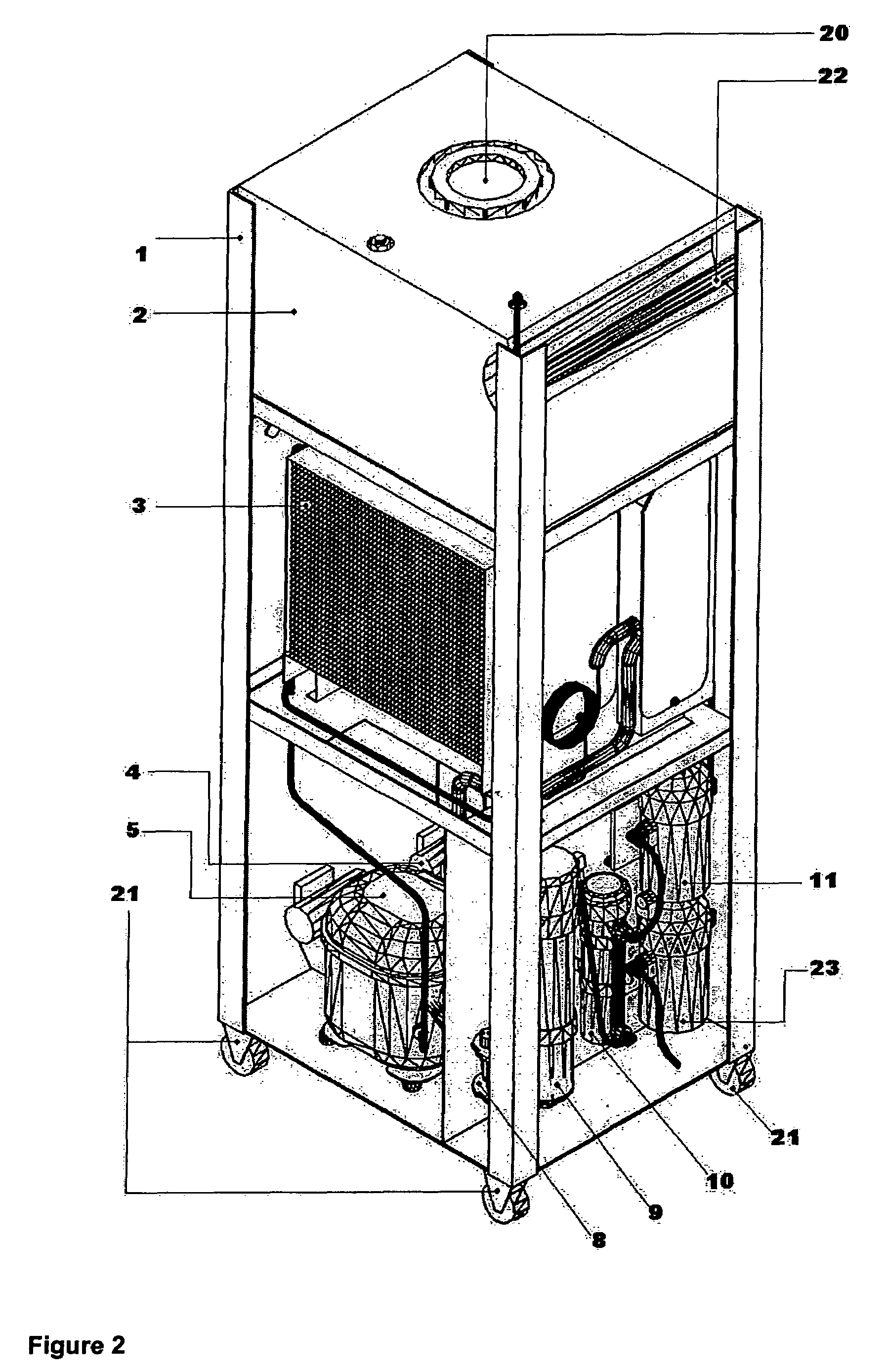 Condensed water production system