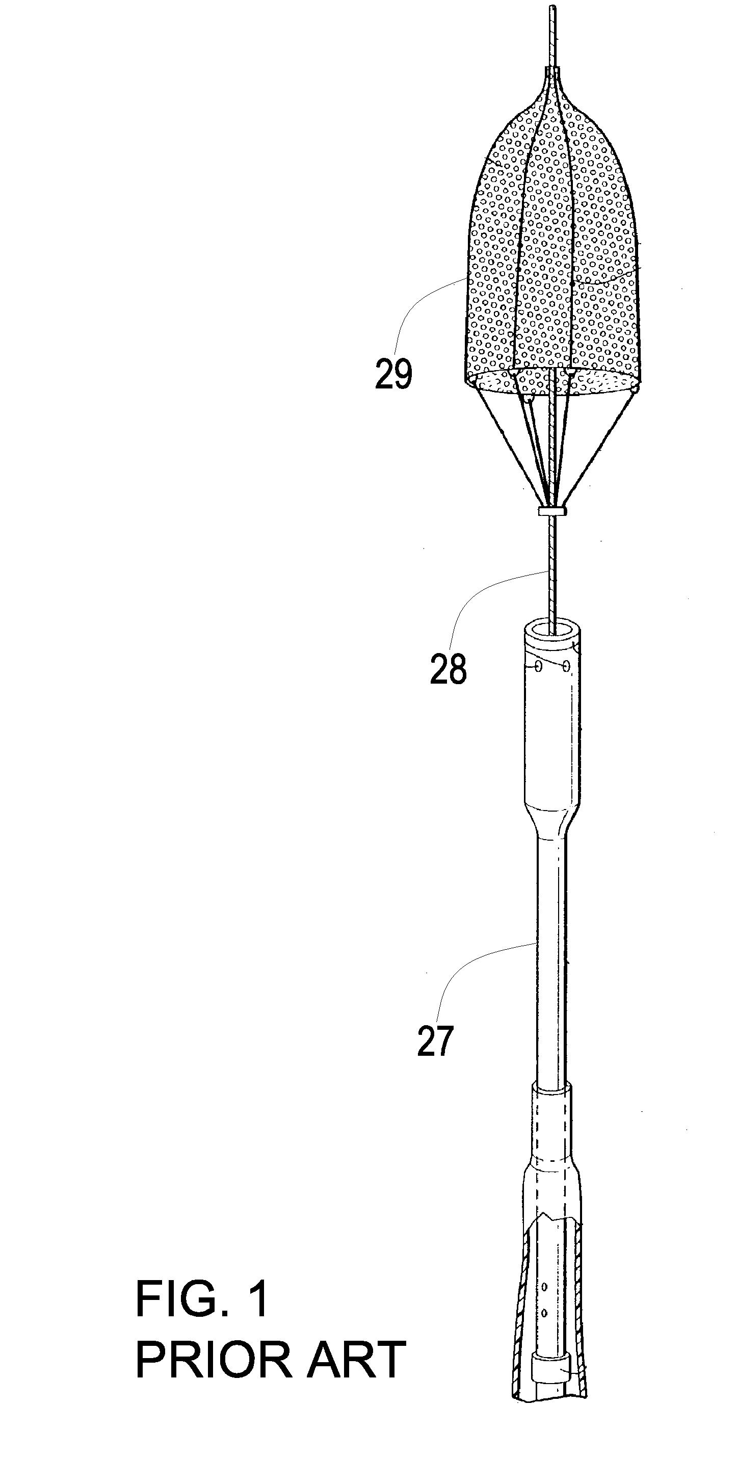 Integrated distal embolization protection apparatus for endo-luminal devices such as balloon, stent or tavi apparatus