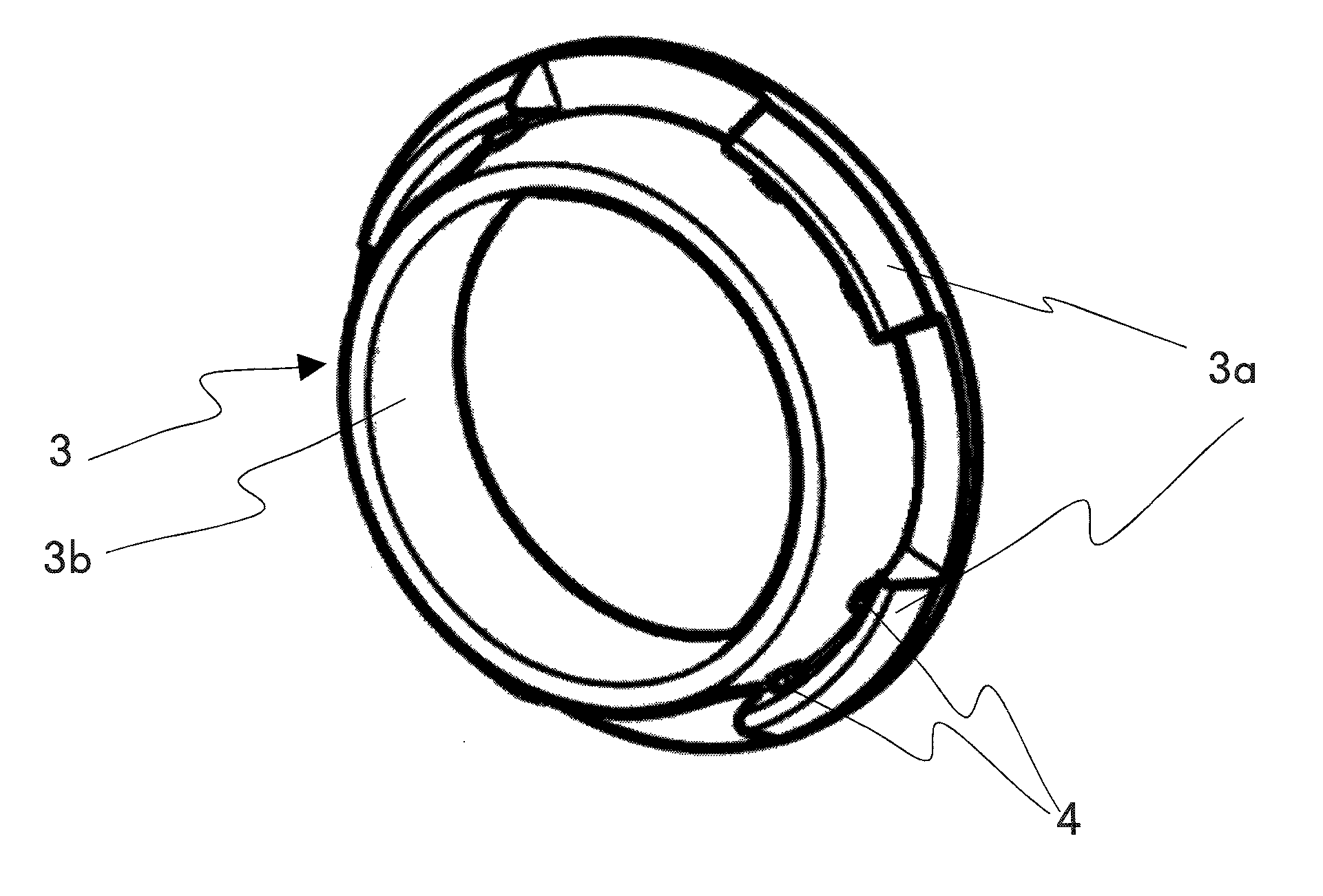 Arrangement on a component of a motor vehicle