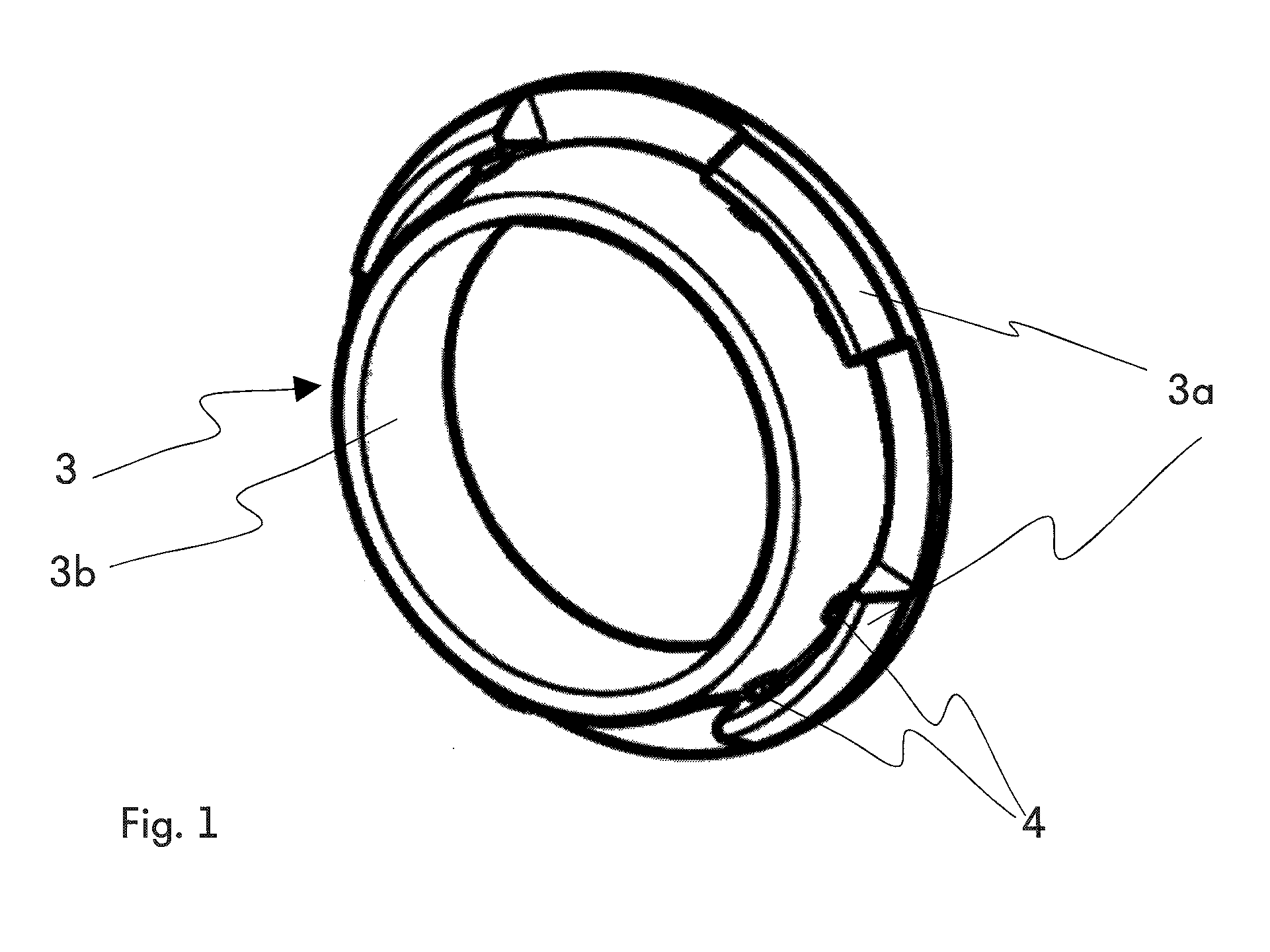 Arrangement on a component of a motor vehicle