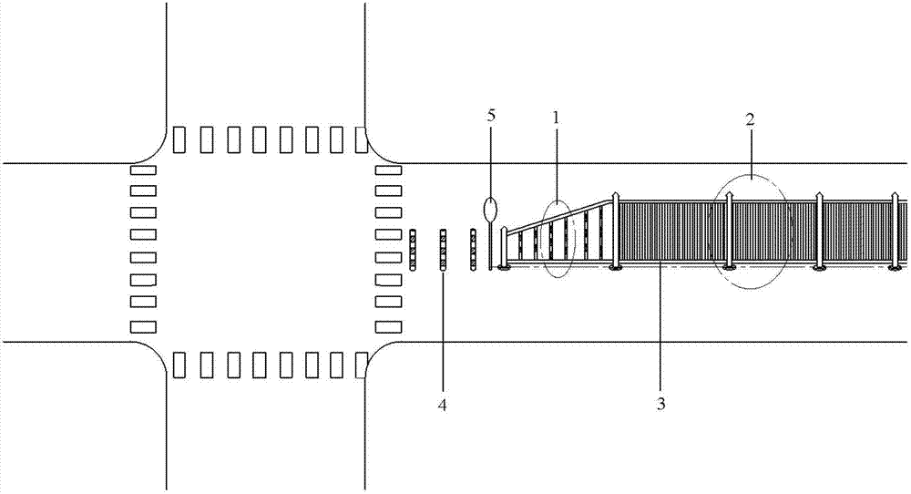 Road safety guardrail system