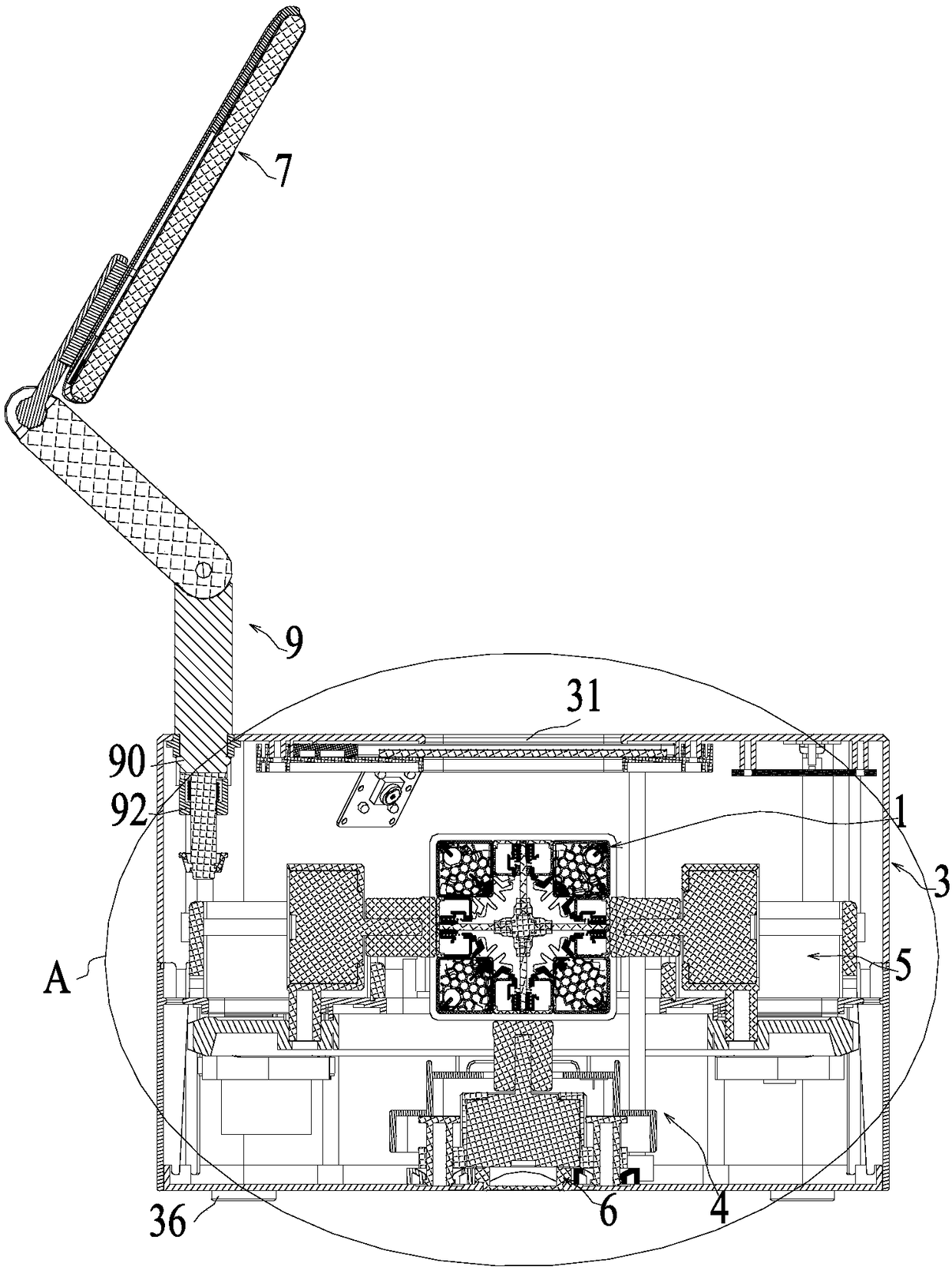 Magic cube and automatic recovery device of magic cube