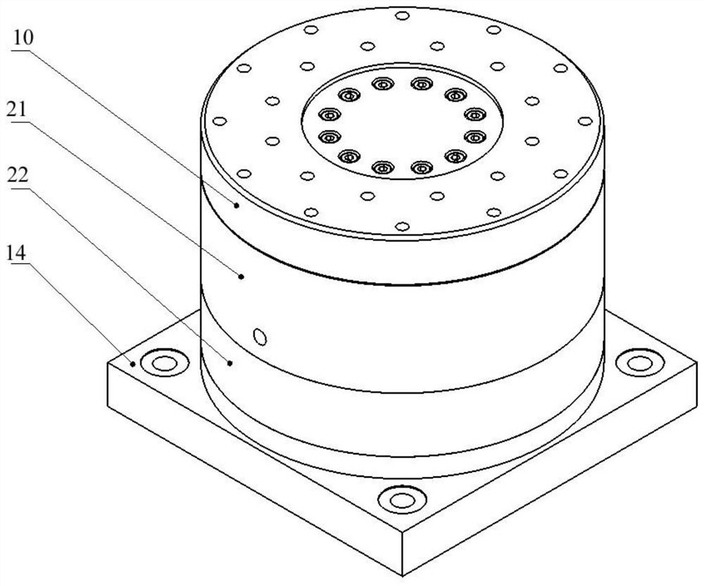 A hydrostatic bearing, a hydrostatic turntable and a hydrostatic spindle