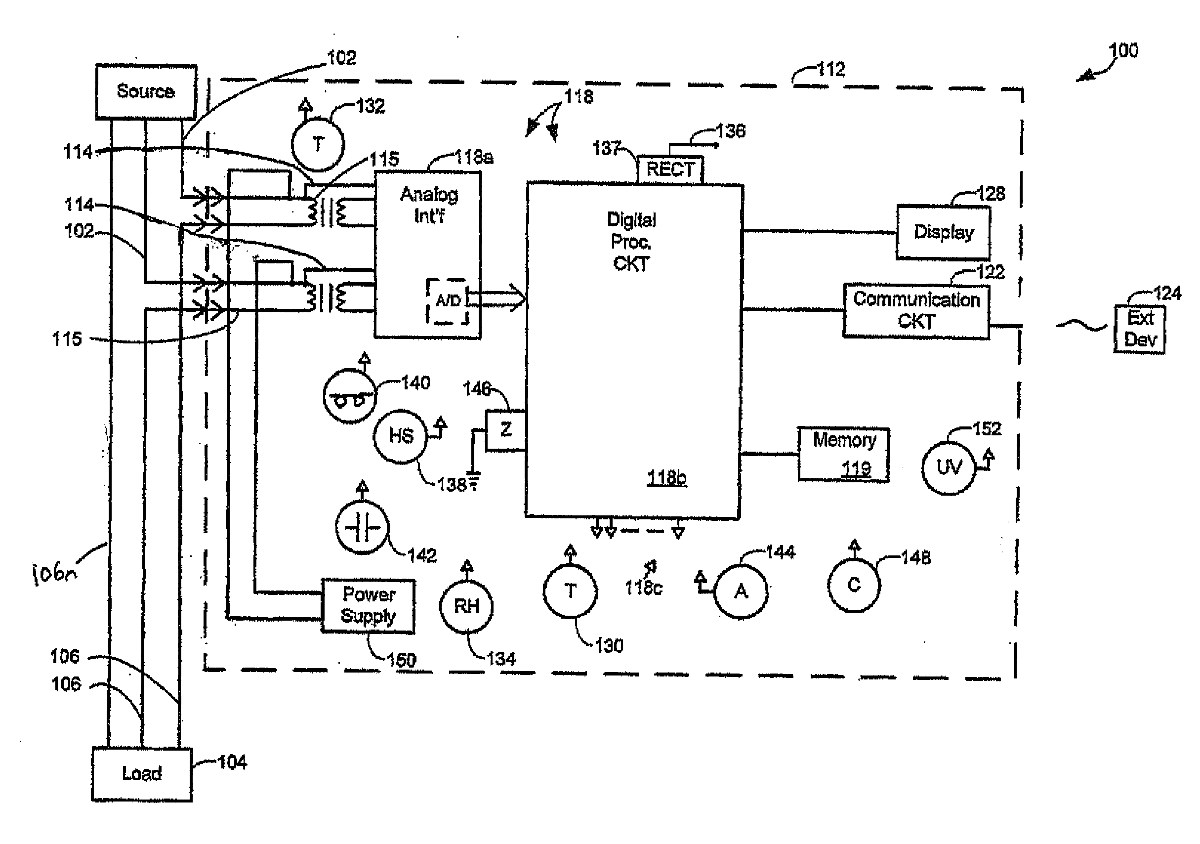 Stress condition logging in utility meter