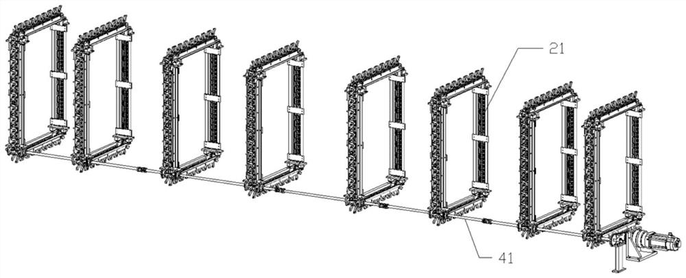 Warehousing system capable of automatically storing and taking materials